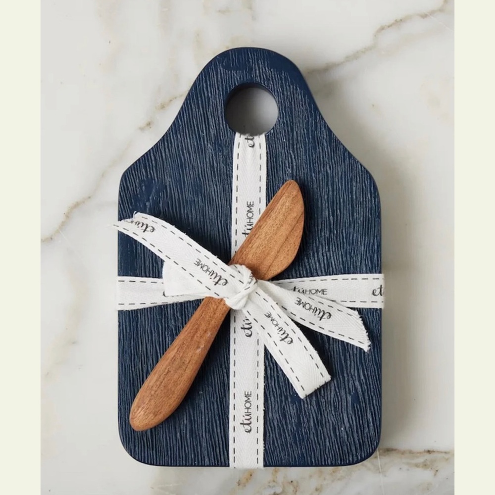 EtuHome Dutch Cheese Board With Spreader - Thumbnail 5